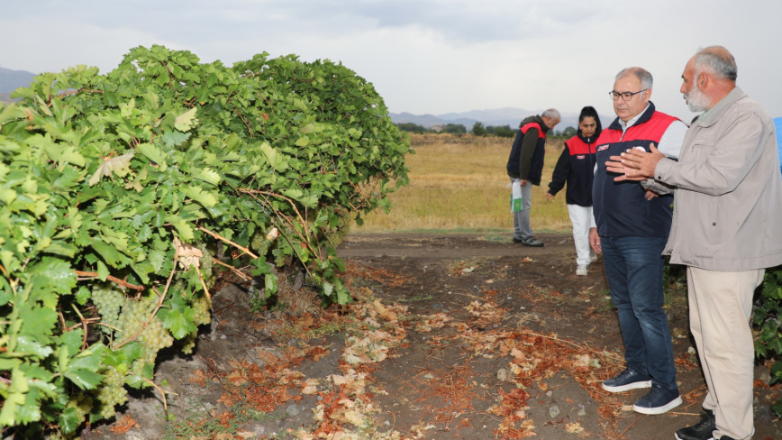 Elazığ’da Bağda EKÜY Projesi Devam Ediyor