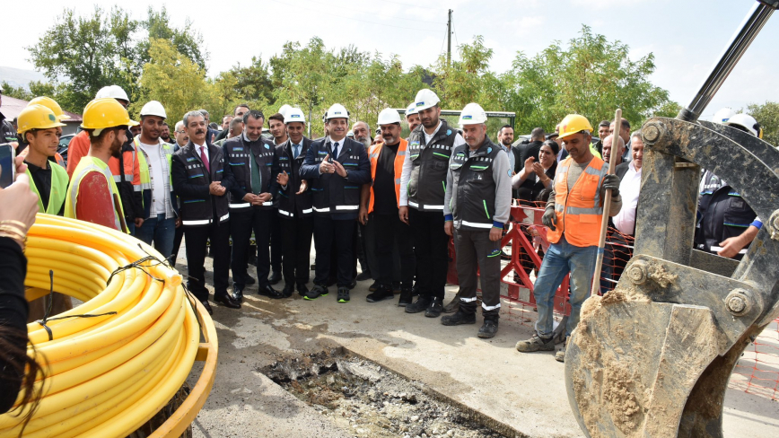 Şahinkaya Mahallesi’nde Doğalgaz Çalışmaları Başladı